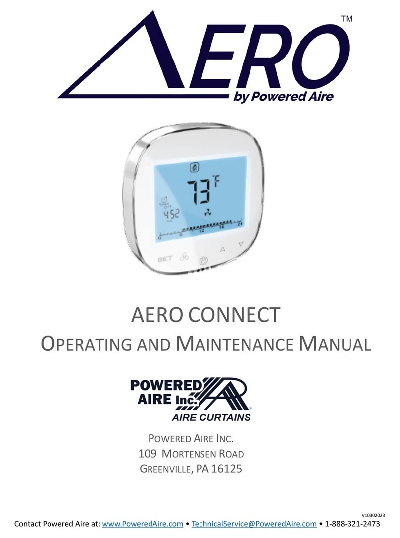 Powered Aire AERO CONNECT Operating and maintenance manual