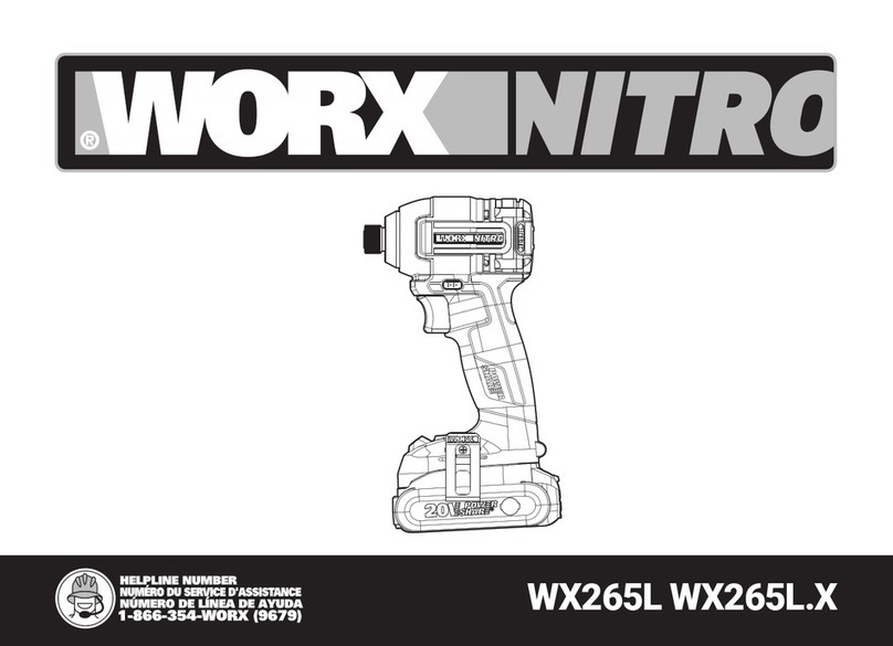Worx Nitro WX265L.X quick start guide