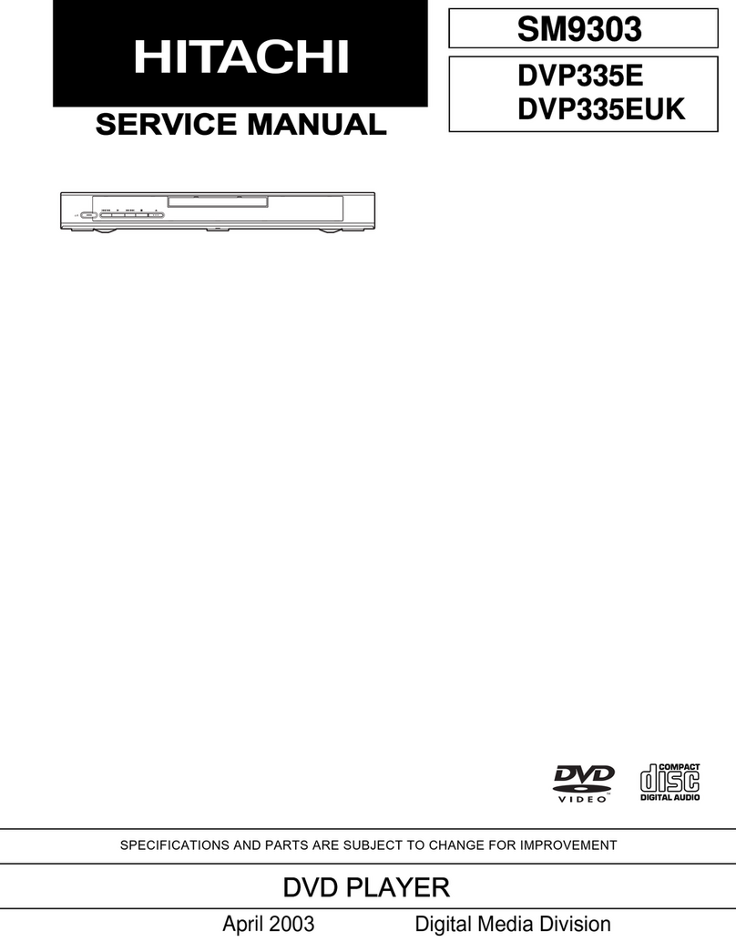 Hitachi SM9303 User manual