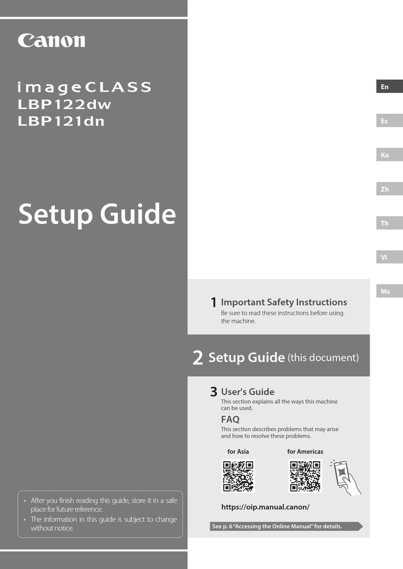 Canon imageCLASS LBP122dw User manual