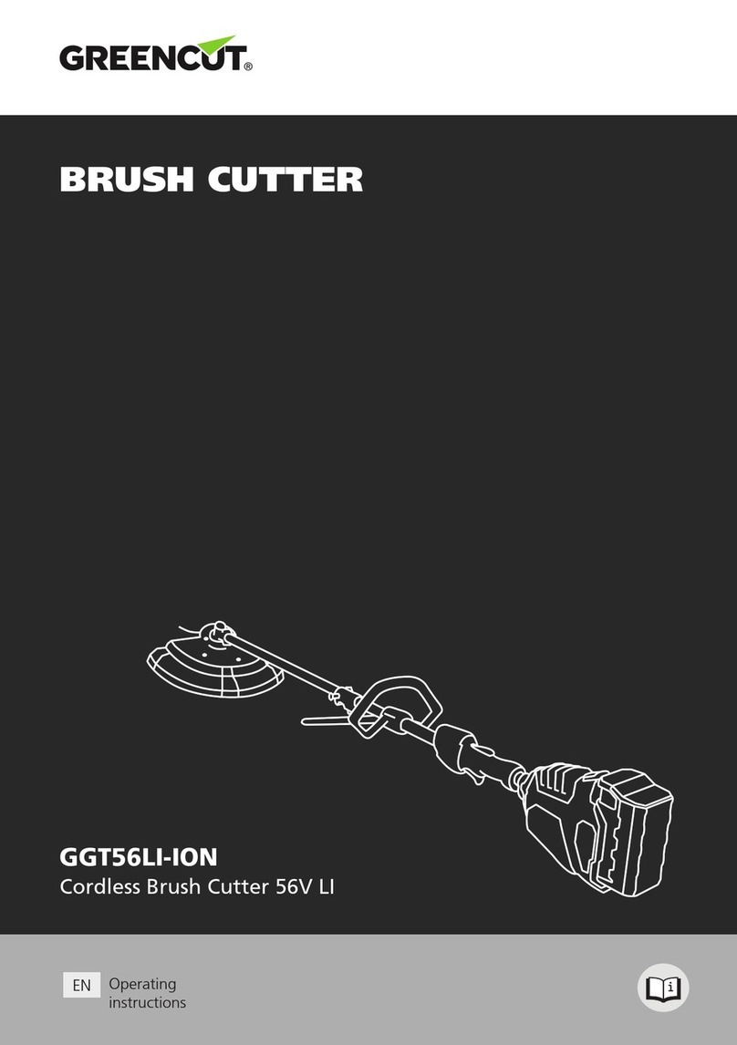 Greencut GGT56LI-ION operating instructions