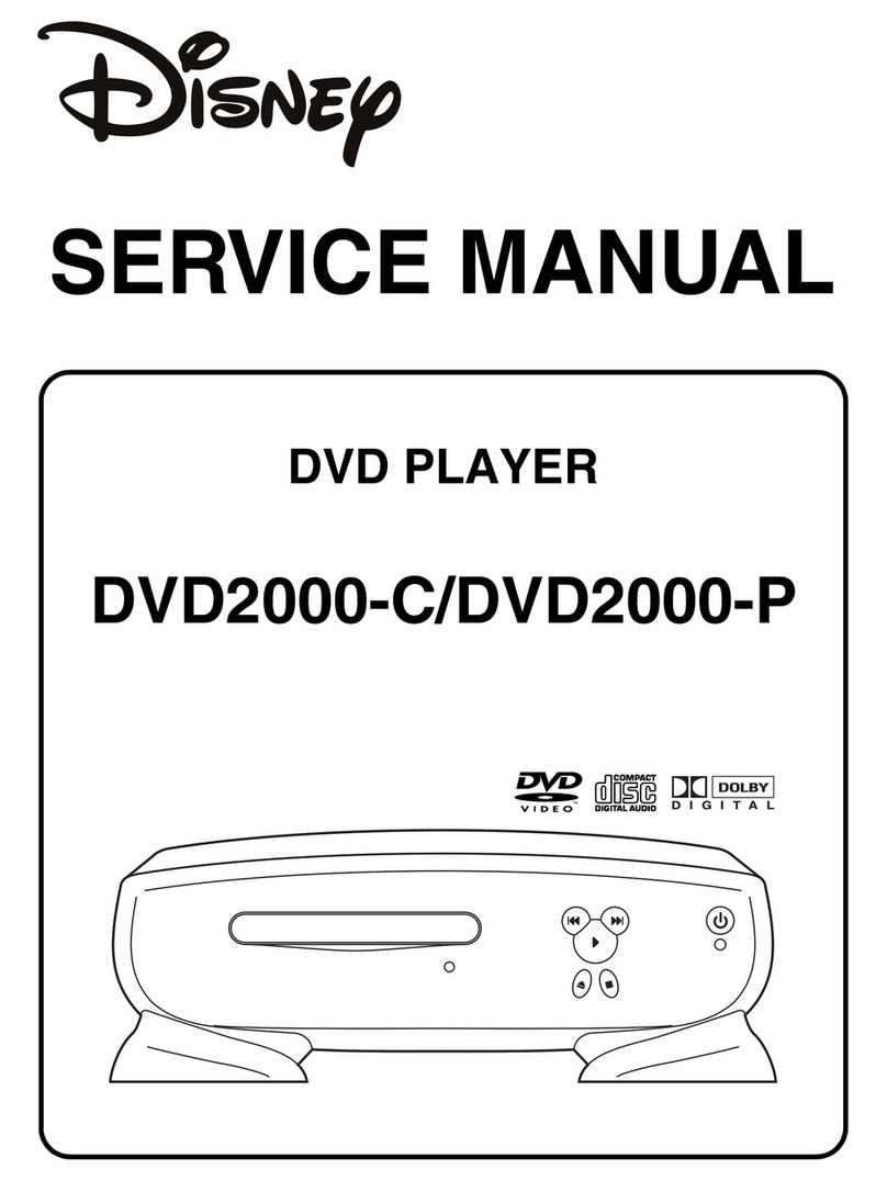 Disney DVD2000-C Service manual