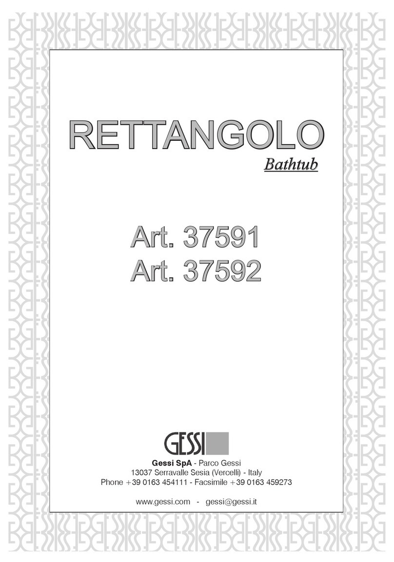 Gessi RETTANGOLO 37591 manual Gessi RETTANGOLO 37591 manual