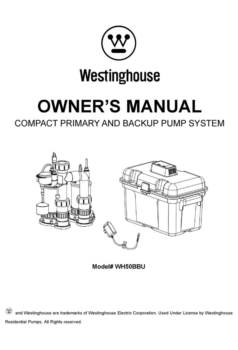 Westinghouse WH50BBU owner's manual