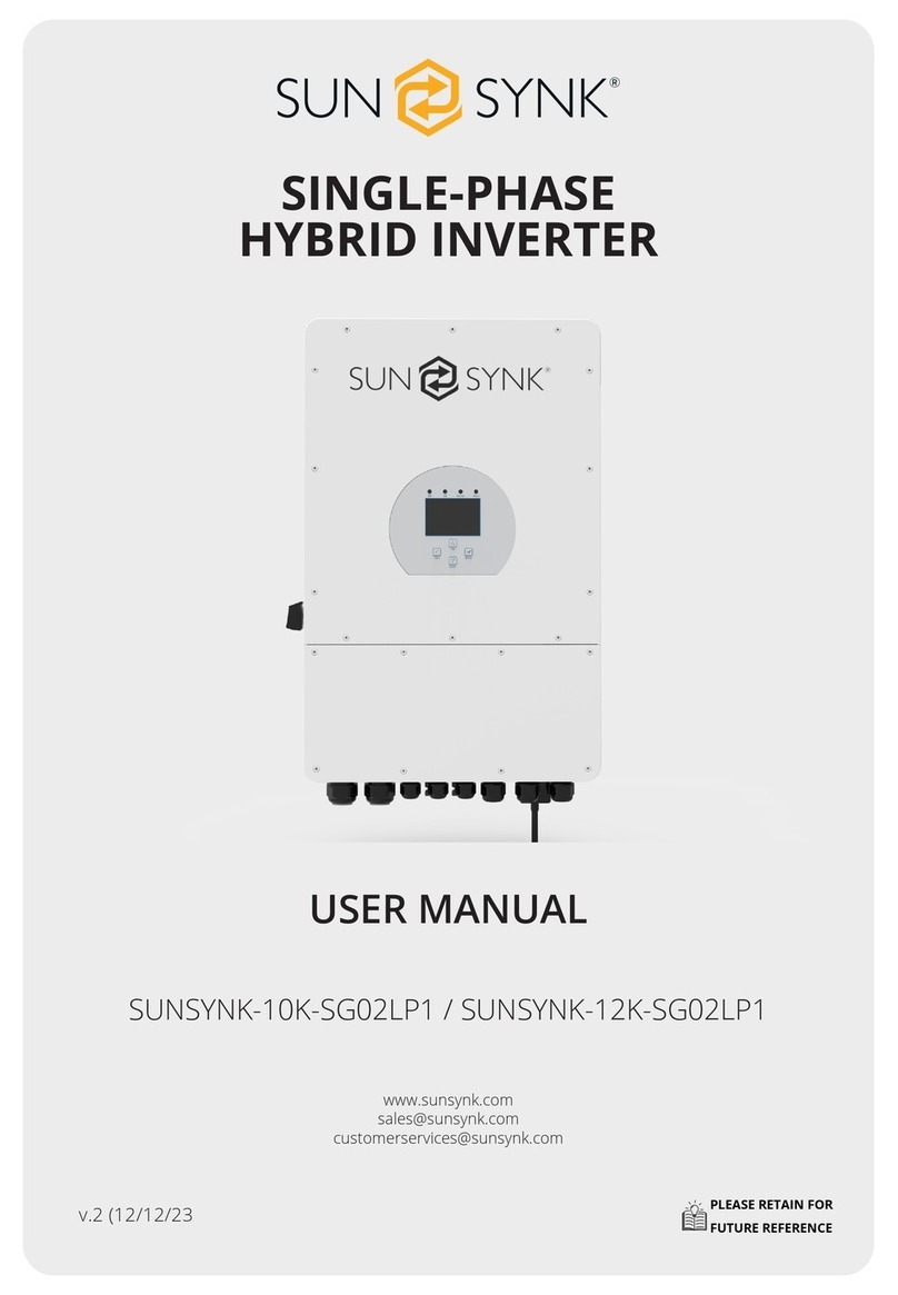 SunSynk SUNSYNK-10K-SG02LP1 User manual SunSynk SUNSYNK-10K-SG02LP1 User manual