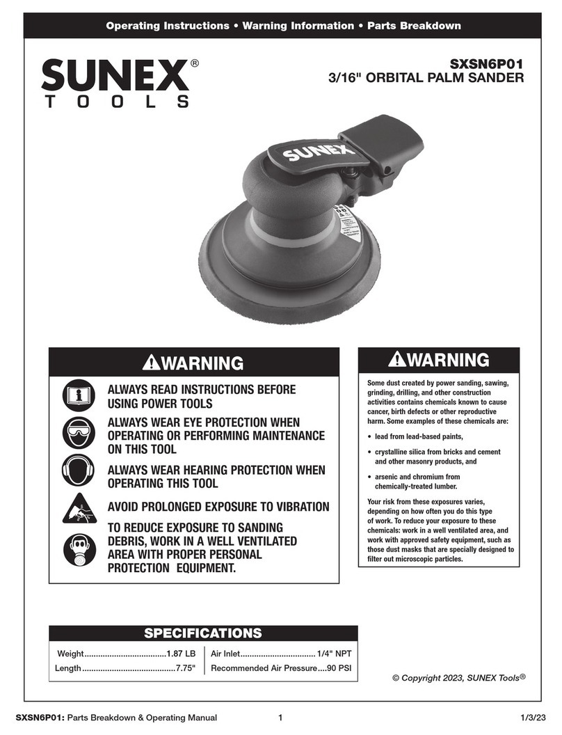 Sunex Tools SXSN6P01 User manual