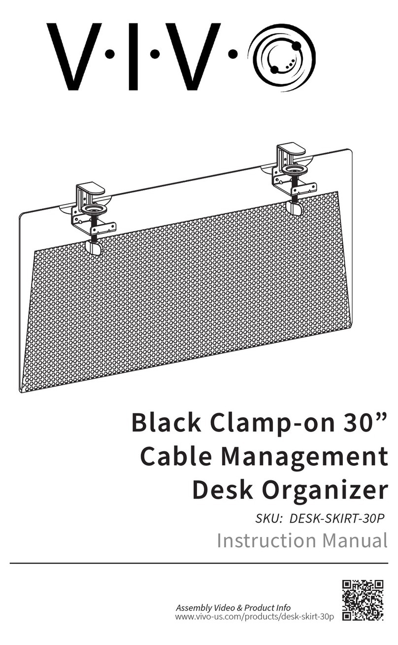 Vivo DESK-SKIRT-30P instruction manual