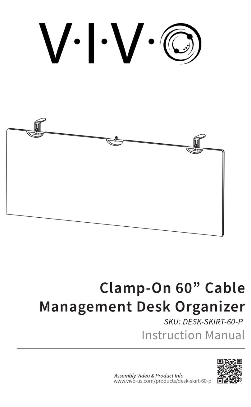 Vivo DESK-SKIRT-60P User manual
