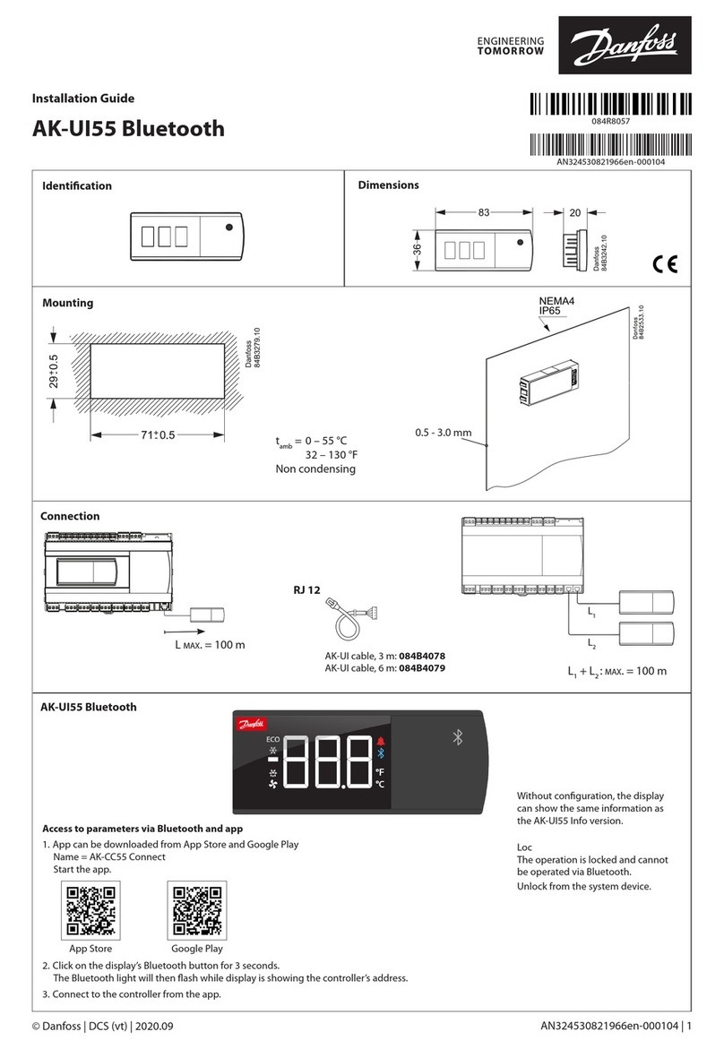 Danfoss AK-UI55 User manual