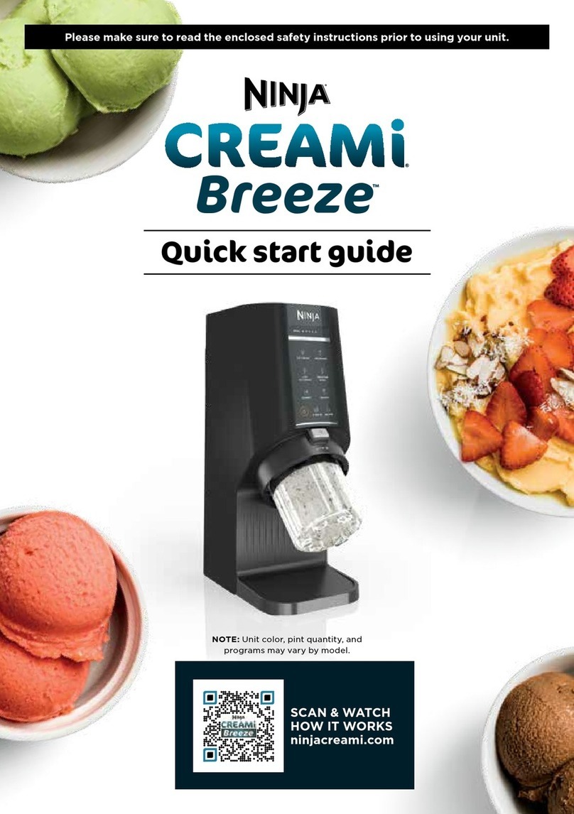 Ninja CREAMi Breeze CN205A User manual
