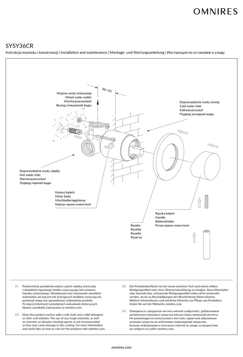 Omnires SYSY36CR Instruction Manual Omnires SYSY36CR Instruction Manual