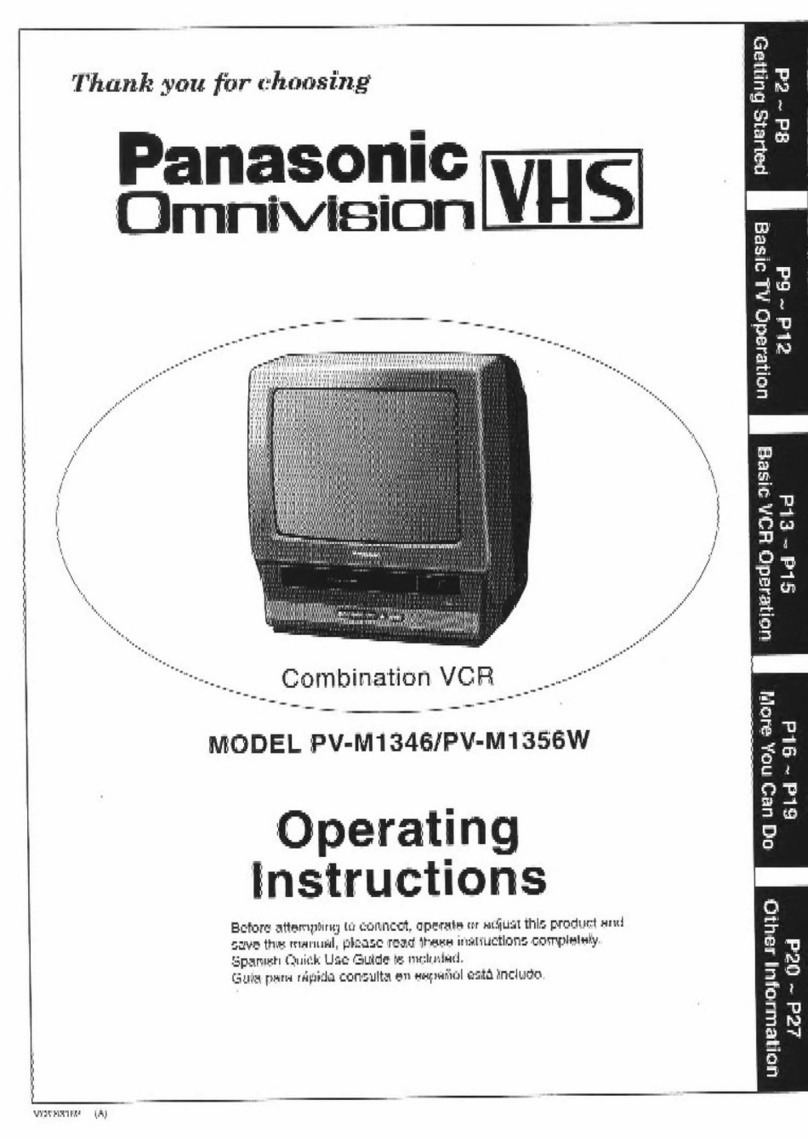 Panasonic OmniVision PV-M1346 User manual