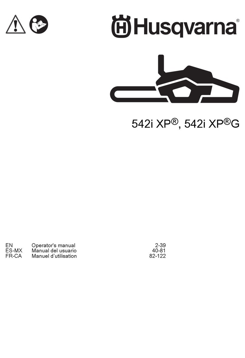 Husqvarna 542i XP Operator's manual