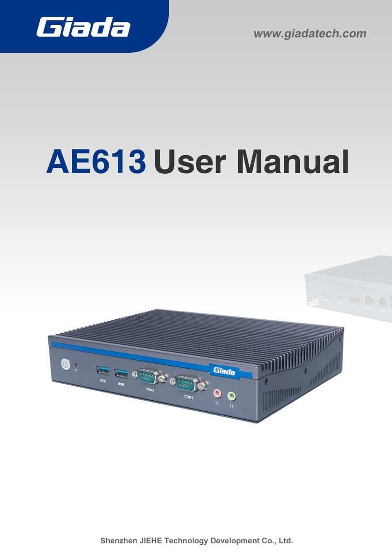Giada AE613 user manual