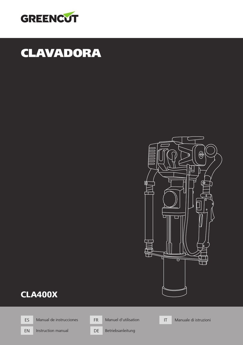 Greencut CLA400X instruction manual