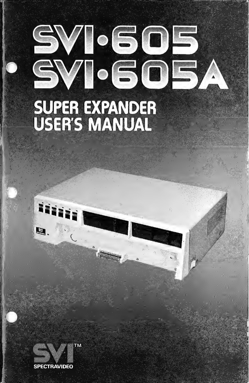 Spectravideo SVI-605 user manual