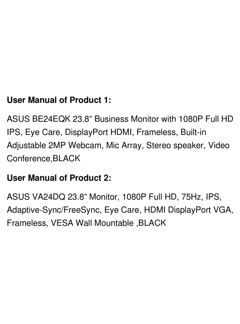 Asus VA24DQ User manual