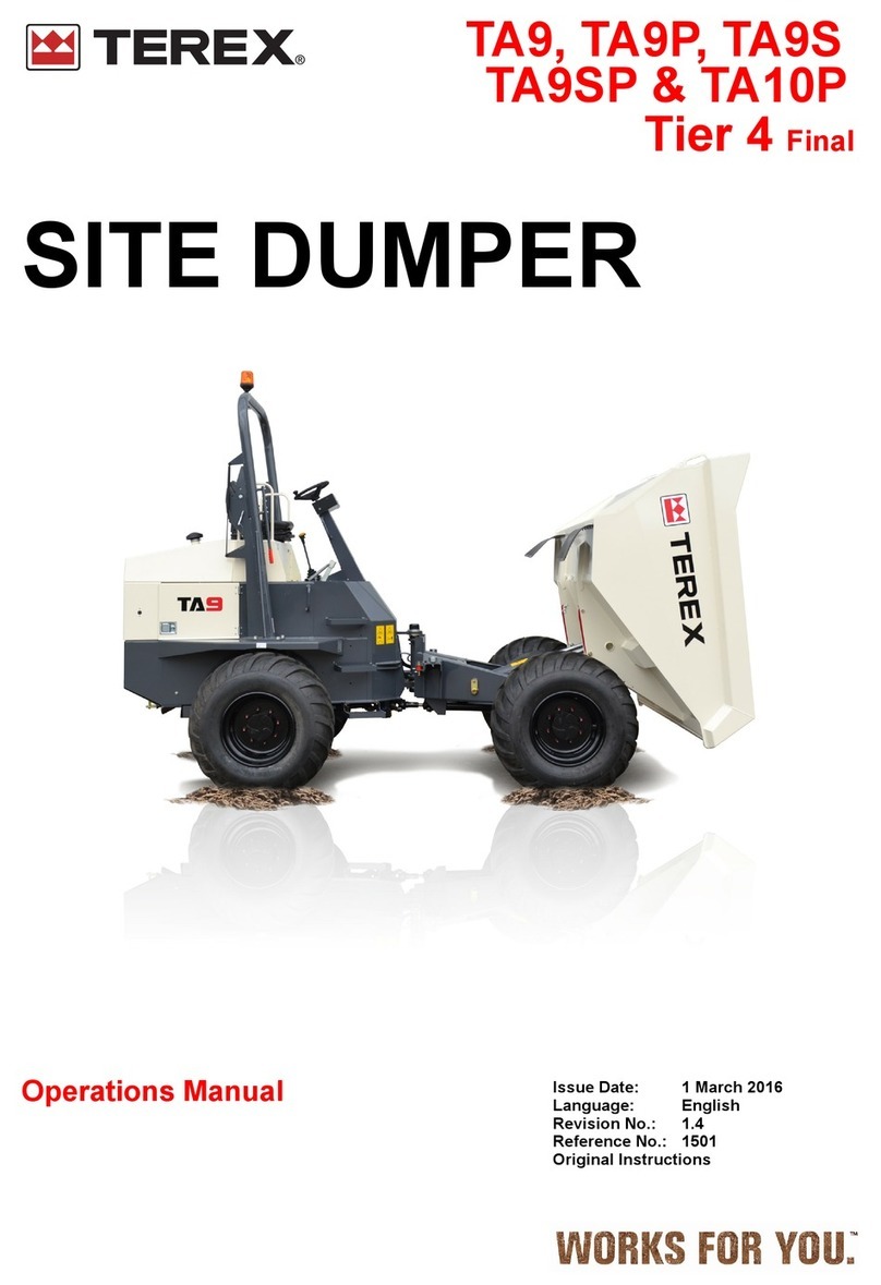 Terex TA9P Tier 4 Final Operation manual