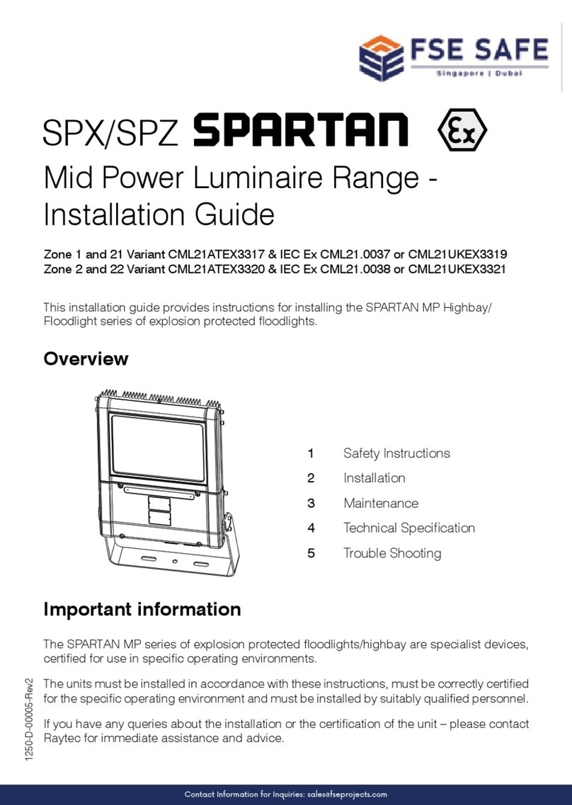 FSE SAFE SPARTAN installation guide