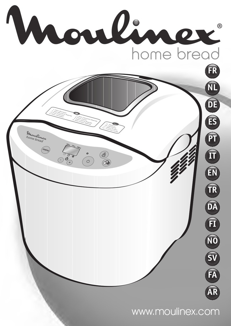 Moulinex HOME BREAD 2000 User manual