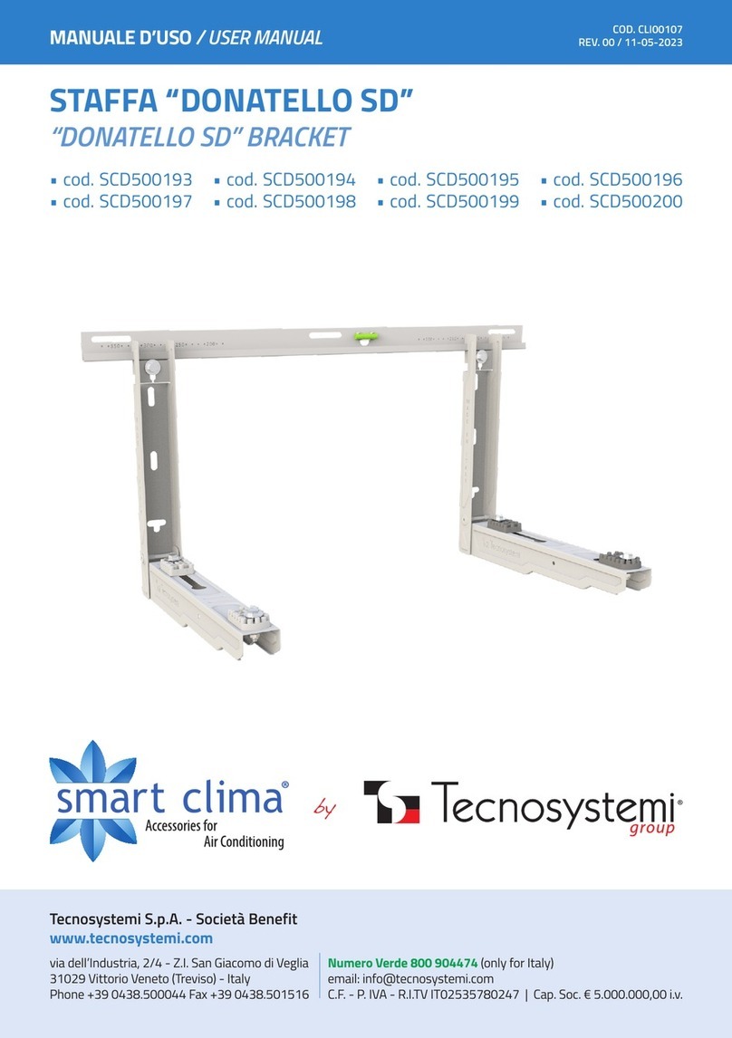 Tecnosystemi smart clima DONATELLO SD User manual