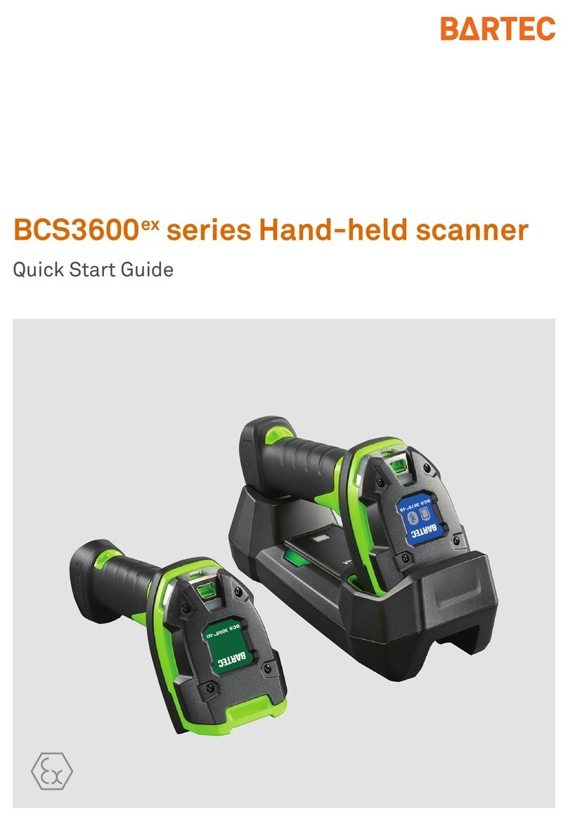 Bartec BCS3600ex-IS quick start guide