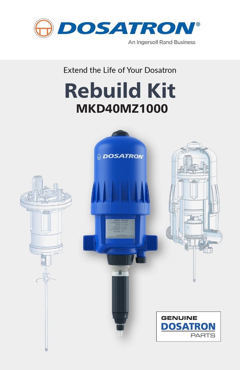 dosatron MKD40MZ1000 User manual
