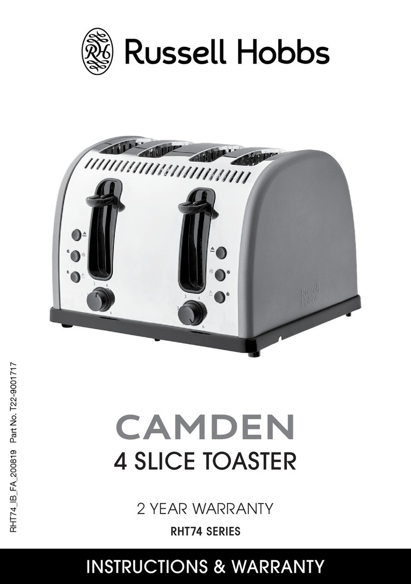 Russell Hobbs CAMDEN RHT74 Series Installation instructions manual