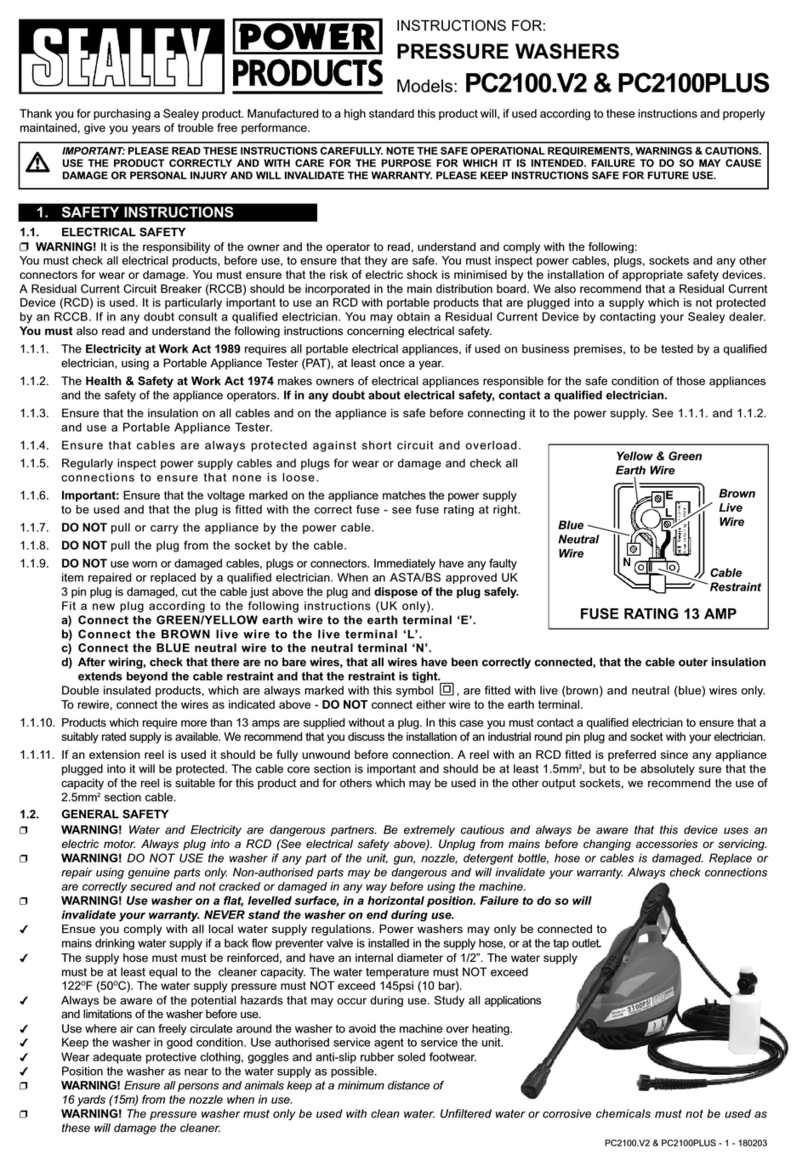 Sealey PC2100.V2 User manual