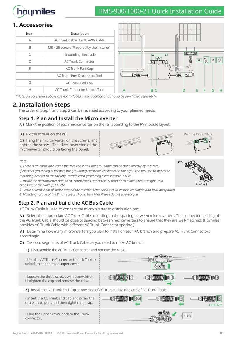 Hoymiles HMS-900-2T Quick installation guide
