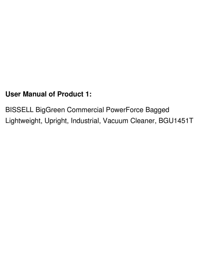 Bissell BigGreen Commercial PRO POWERForce 1451... User manual