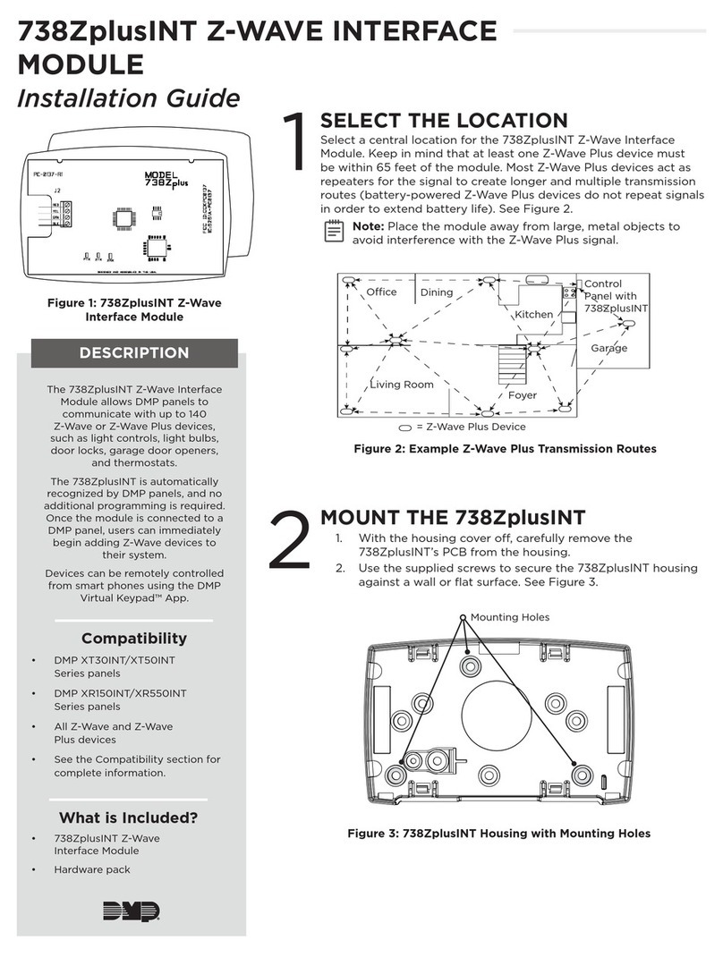 DMP Electronics 738ZplusINT User manual