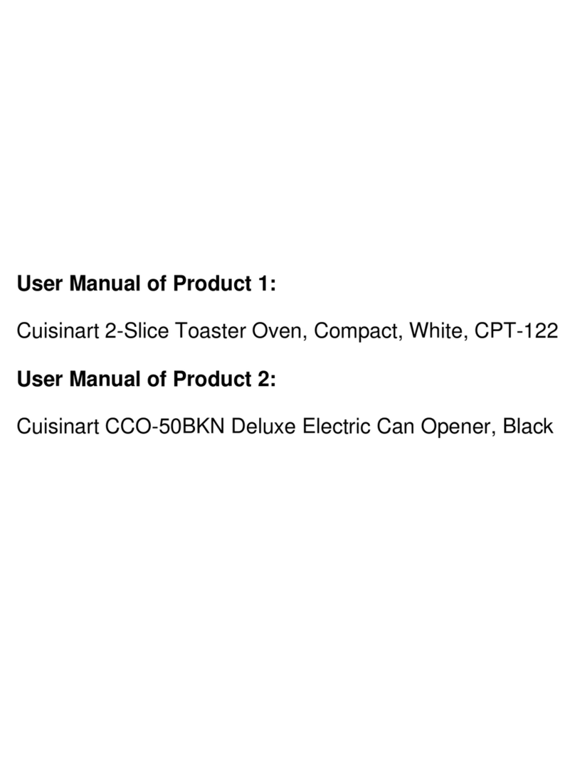 Cuisinart CCO-50BKN User manual