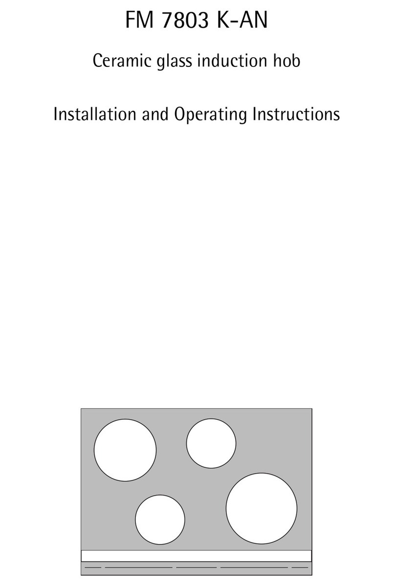 Electrolux FM 7803 K-AN Installation and operating instructions