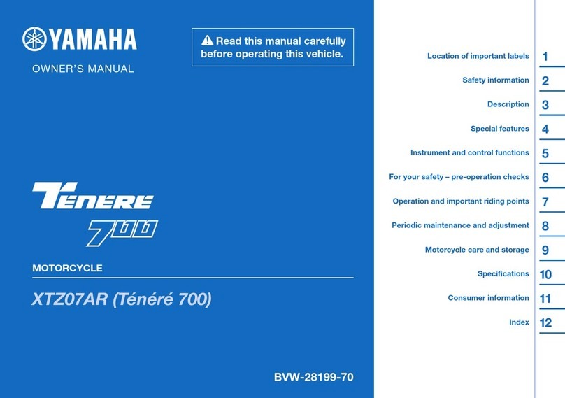 Yamaha XTZ07AR 2024 owner's manual