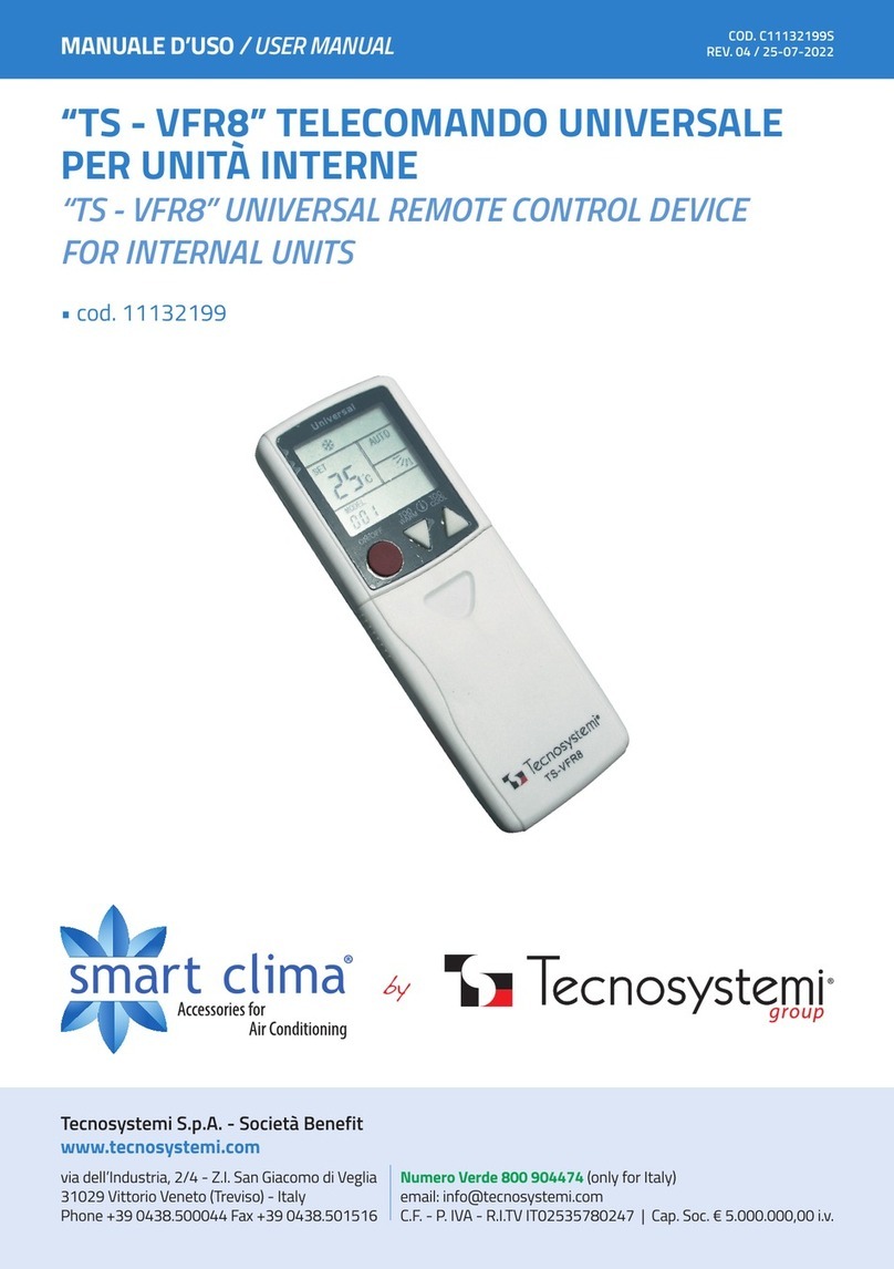 Tecnosystemi smart clima C11132199S User manual
