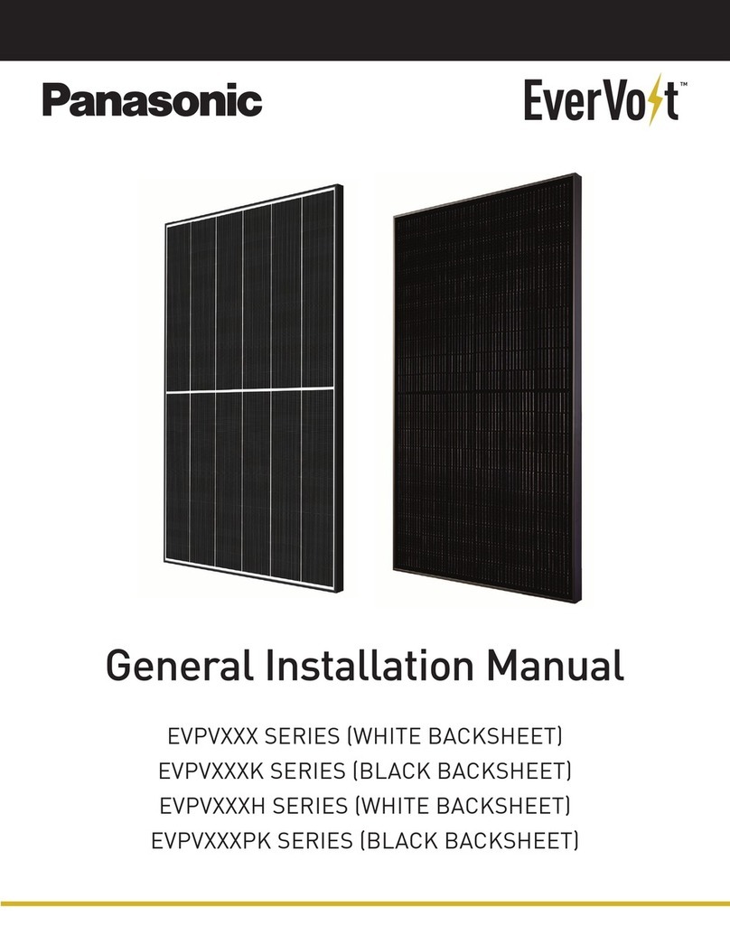 Panasonic EverVolt EVPV K Series User manual