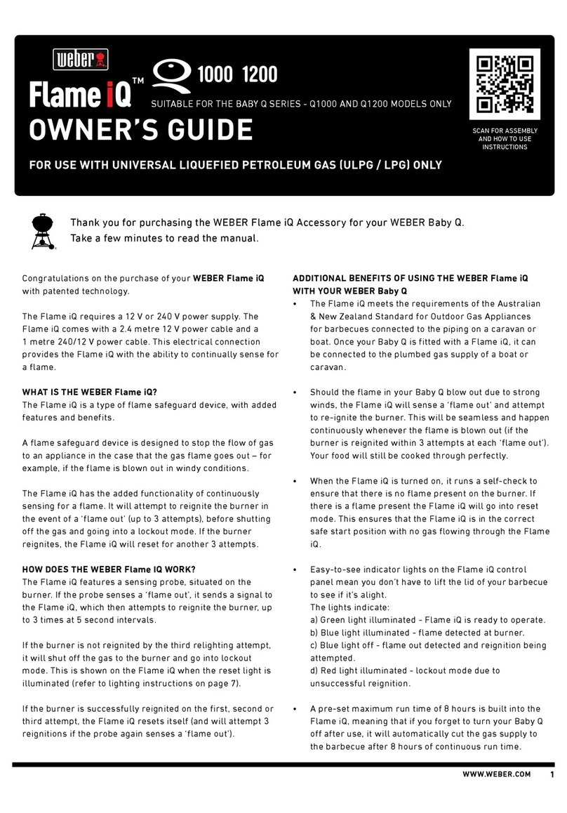 Weber Flame iQ owner's guide