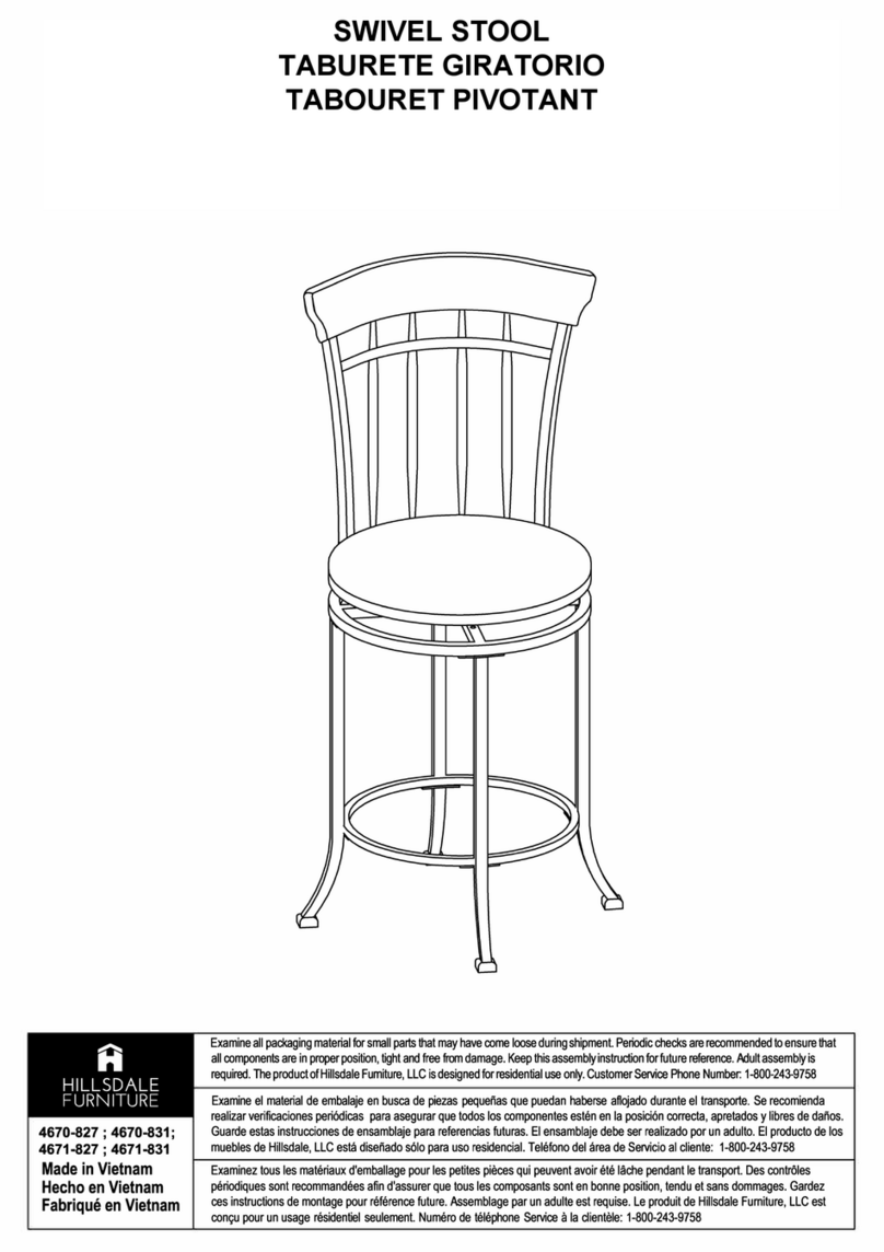 Hillsdale Furniture Cameron 4670-827 User manual Hillsdale Furniture Cameron 4670-827 User manual