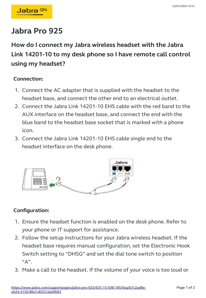 Jabra PRO 925 manual