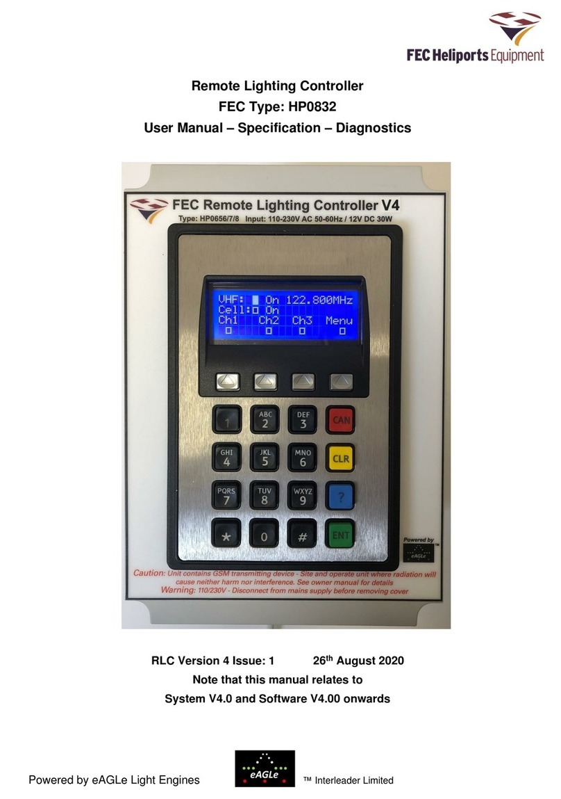 fec heliports equipment HP0832 user manual