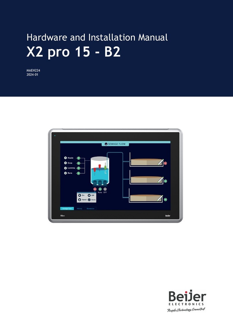 Beijer Electronics X2 pro 15-B2 User manual