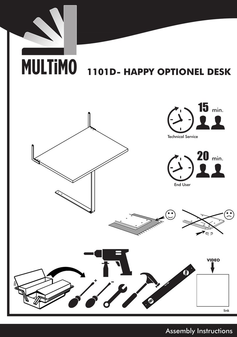 Multimo 1101D-HAPPY Assembly instructions