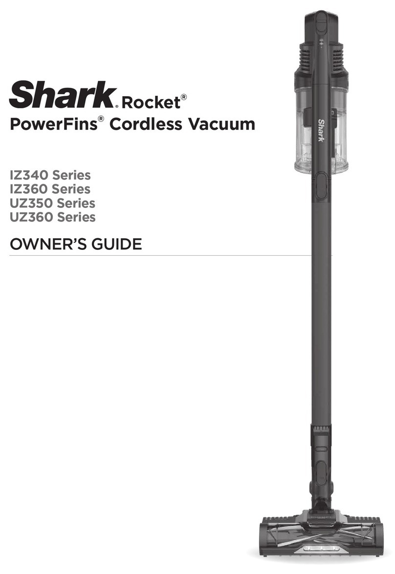 Shark Rocket PowerFins UZ350 Series User manual