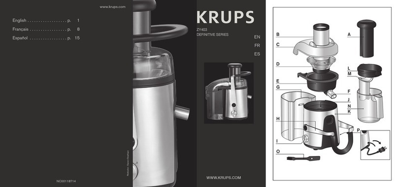Krups ZY403851 manual