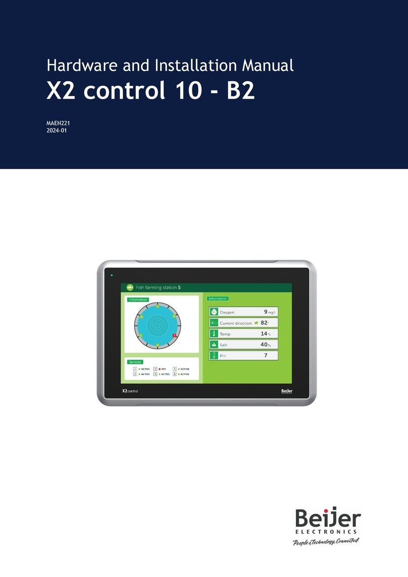 Beijer Electronics X2 control 10-B2 User manual