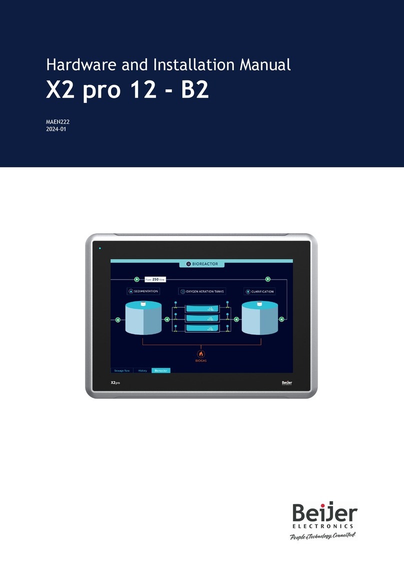 Beijer Electronics X2 pro 12-B2 User manual