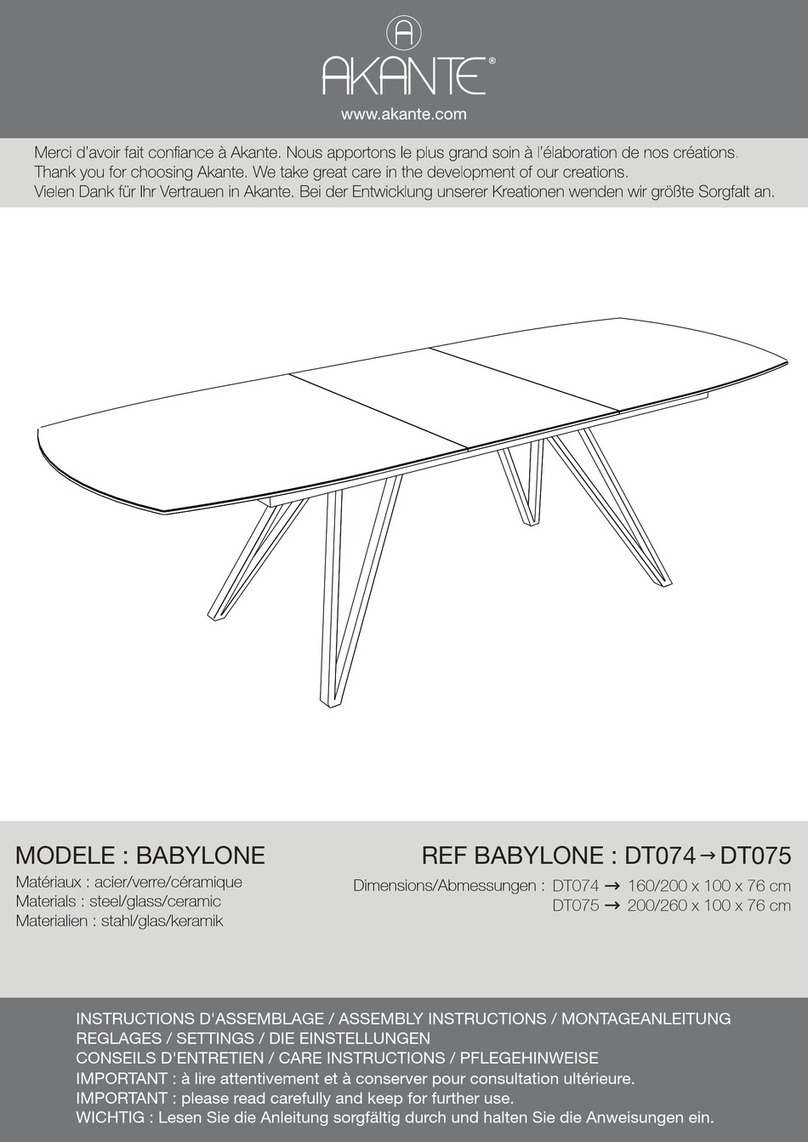 AKANTE BABYLONE DT074 User manual