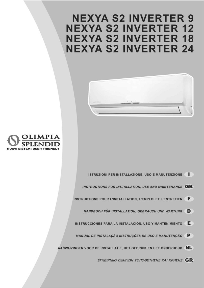Olimpia splendid NEXYA S2 INVERTER 9 Parts list manual