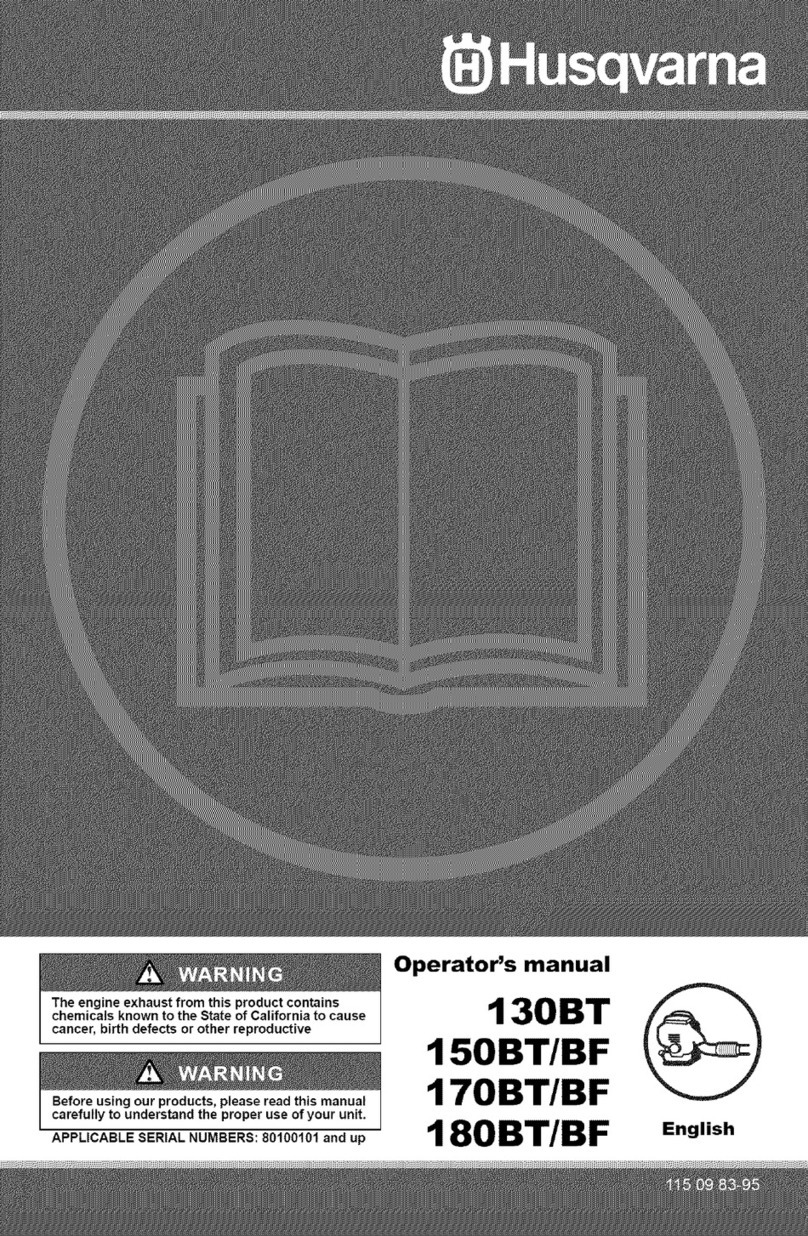 Husqvarna 130BT Operator's manual